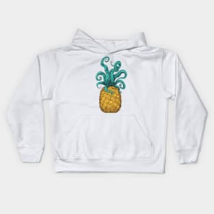 Octopus Pineapple Kids Hoodie